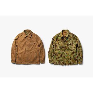 Taylor Stitch x Gear Patrol Lombardi Reversible Camo Jacket Mens 38 S NWT  $298